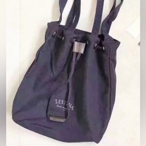 Authentic J.Estina Savvy Helio Korean Navy Tote Shoulder Bag K Drama fashion
